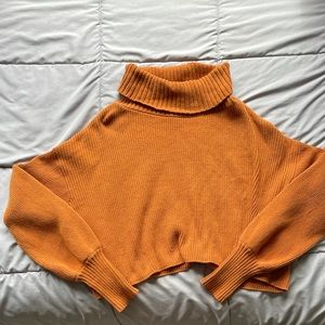 Wild Fable Cropped Turtleneck Sweater